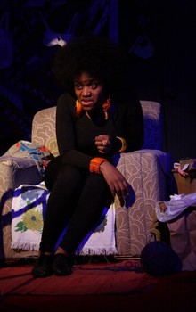 'Rie Shontel tells it like it is as her 100-year-old great grandmother.